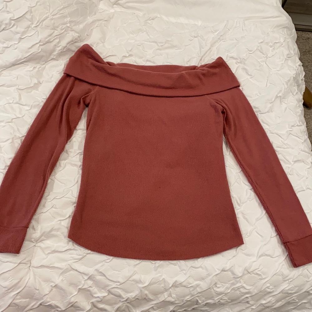 Off the shoulder sweater